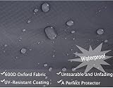 PATIO PLUS Parasol Cover 153x30x30cm Waterproof 600D Oxford Grey view 7