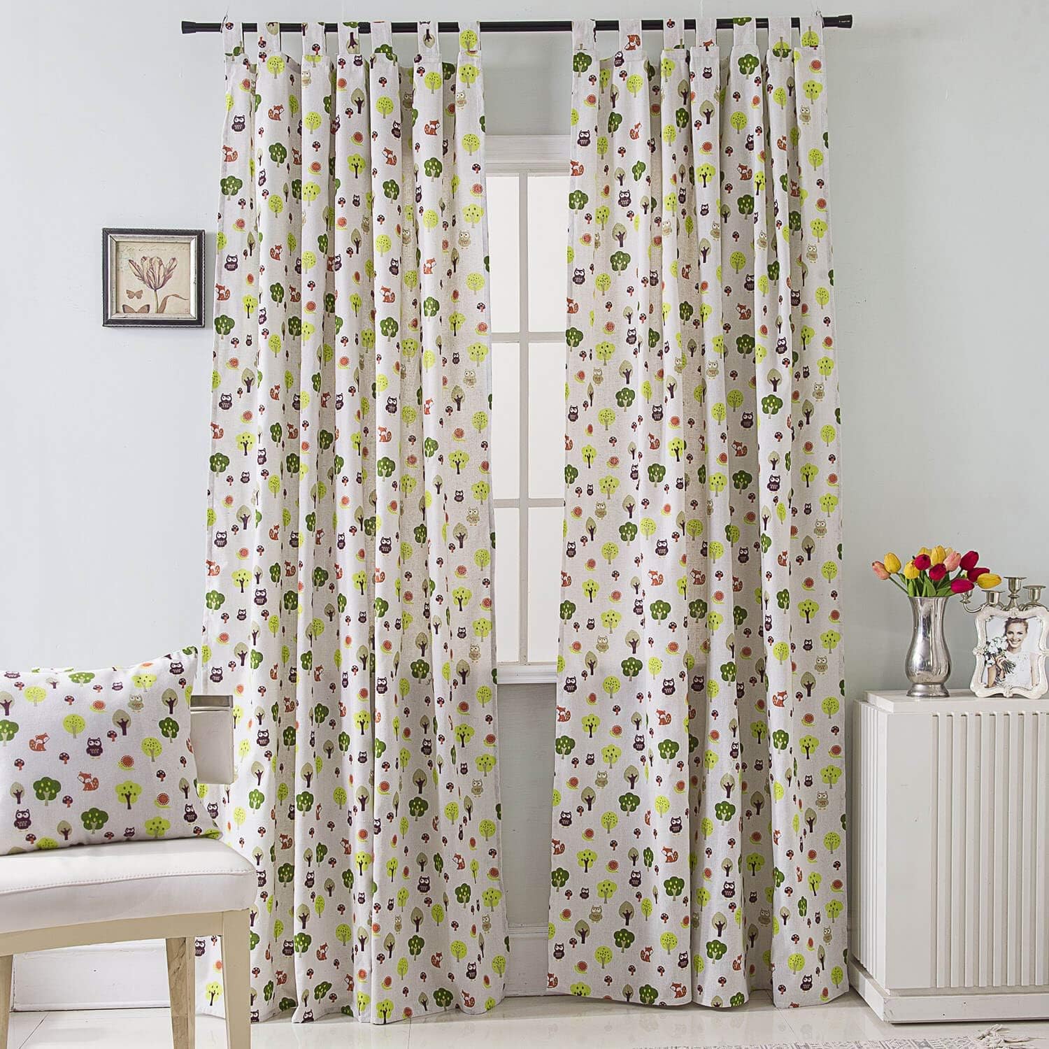 Amazon Com Broshan Pattern Curtain For Kids Play Room Cartoon