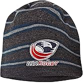 Canterbury of NZ USA Rugby Acrylic Fleece Beanie (Grey/Navy)