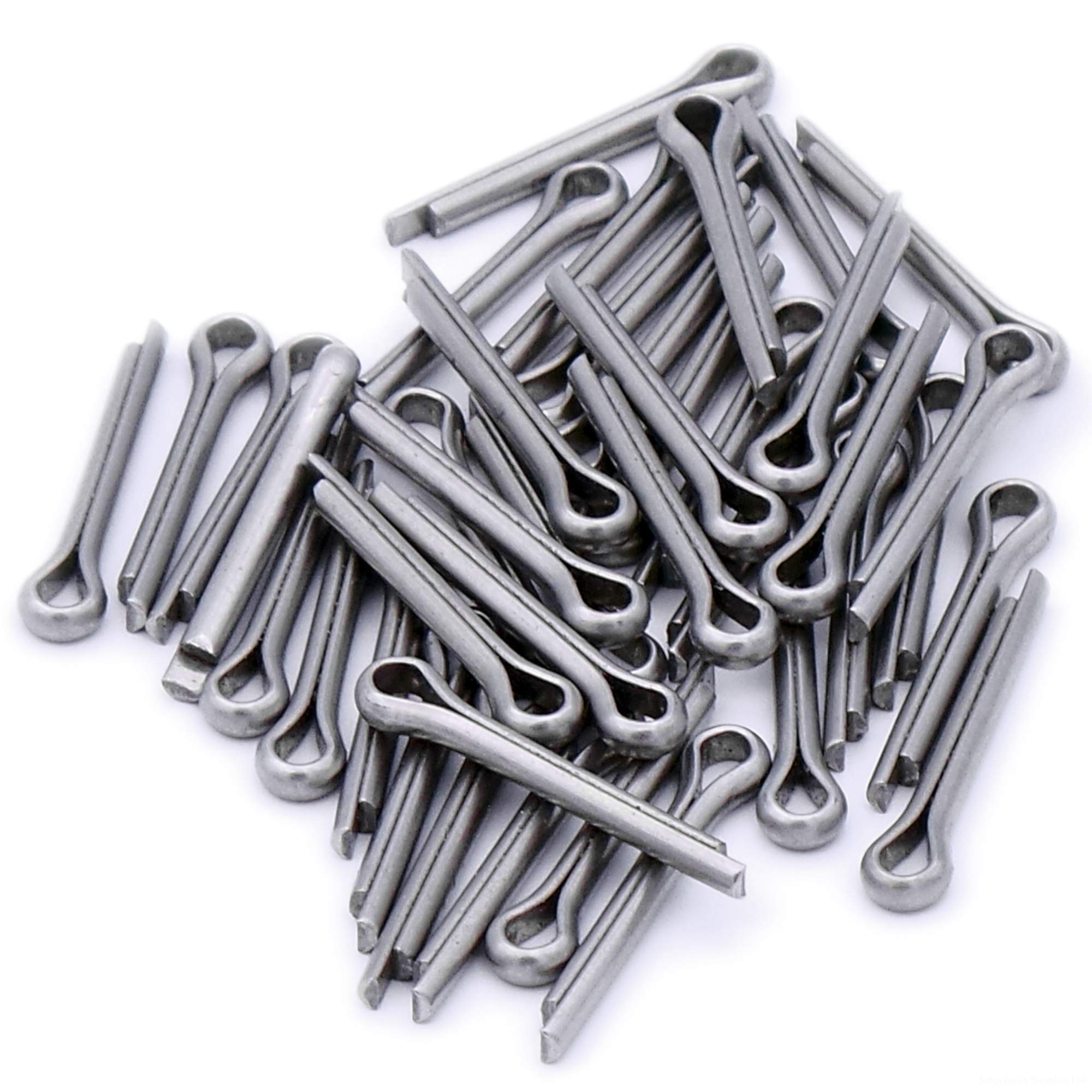 M3.2 (3.2mm x 80mm) Split Cotter Pin - Stainless Steel (A2) (Pack of 20)