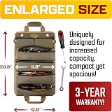 The Ryker Bag Tool Organizer Small Roll Up with 6 Pouches view 2
