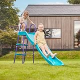 Plum Haumea 6ft Purple Wave Slide Steel Frame Plastic Steps Kids Playground view 6