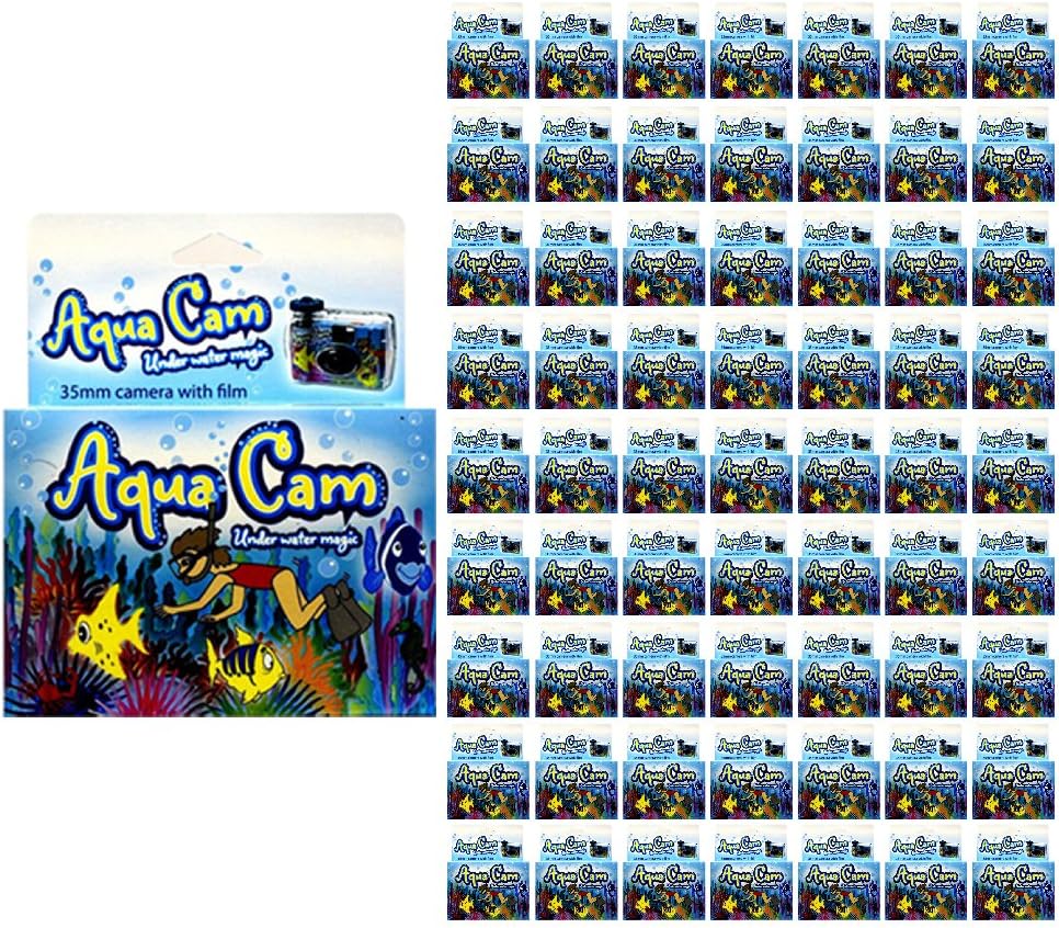 200x Aqua Cam Underwater Disposable Camera Waterproof Single Use 35mm 27exp 2019