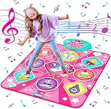FHNSEL Unicorn Dance Mat Light Up Dance Pad 9 Patterns 5 Modes Kids Gift view 1