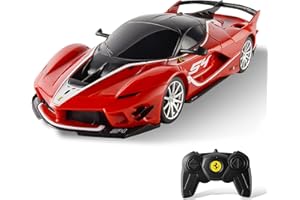BEZGAR Remote Control Ferrari Car - 1:24 Scale Ferrari Electric Sport Racing Toy Car Model Vehicle, 2.4Ghz Licensed Red RC Car Series for Adult, Girls, Boys Age 8 9 10 11 12 Years Holiday Ideas Gift