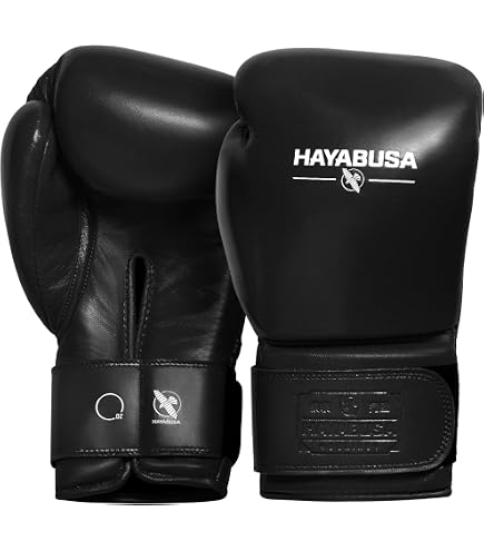 Amazon.com: Hayabusa Pro Leather Hook and Loop Boxing Gloves for