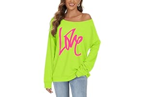 Womens Off The Shoulder Tops Long Sleeve Pullover Sweatshirt Sweater Causal Loose Blouse Tunic Shirt