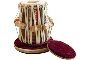 Maharaja Musicals Dayan Tabla, Sheesham Wood, With Gajra, Concert Quality, Tuneable To C Sharp (DY-2)