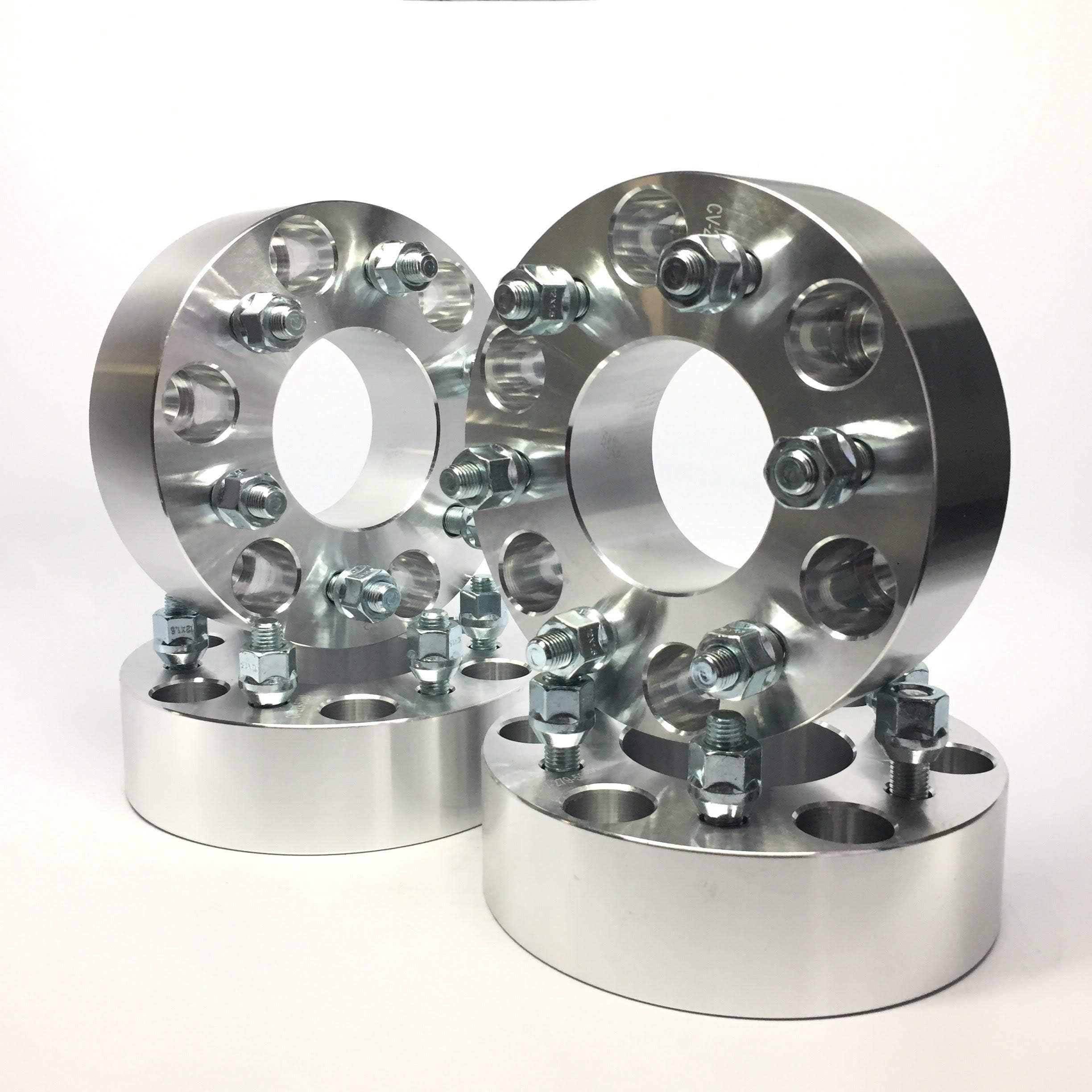 Customadeonly 4 Pieces 1.5" 38mm Hub Centric with Lip Wheel Adapters (Change Bolt Pattern) 6x132 to 6x139.7 6x5.5 74.5 Center Bore Thread Pitch 14mm x 1.5