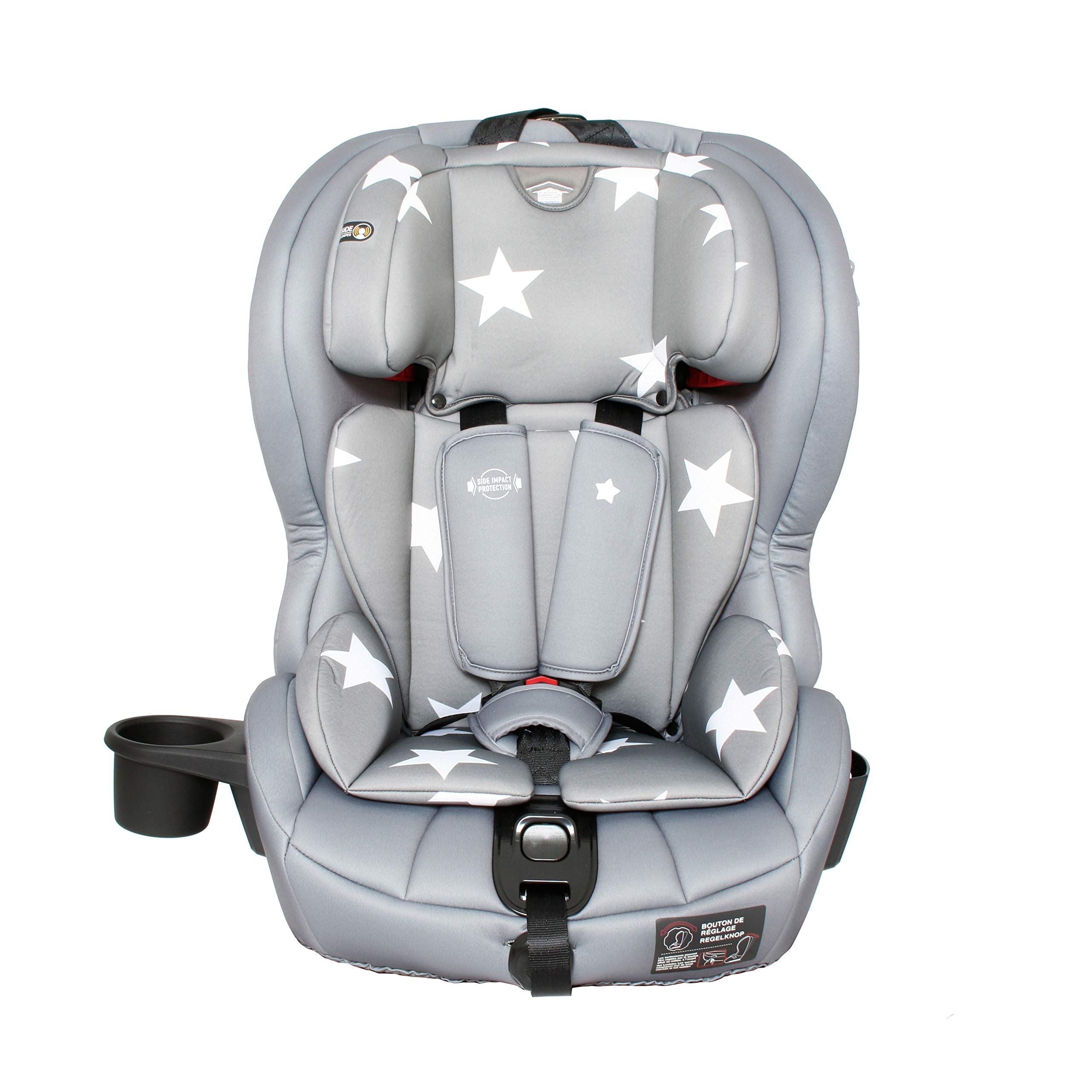 My Babiie Group 1 2 3 Car Seat Grey Stars