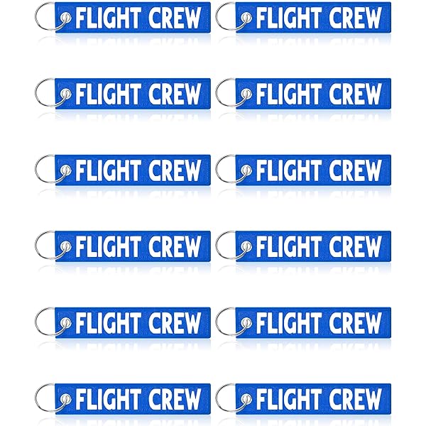 Rotary13B1 FLIGHT CREW - Navy Blue/white - 5pcs Key Chains at