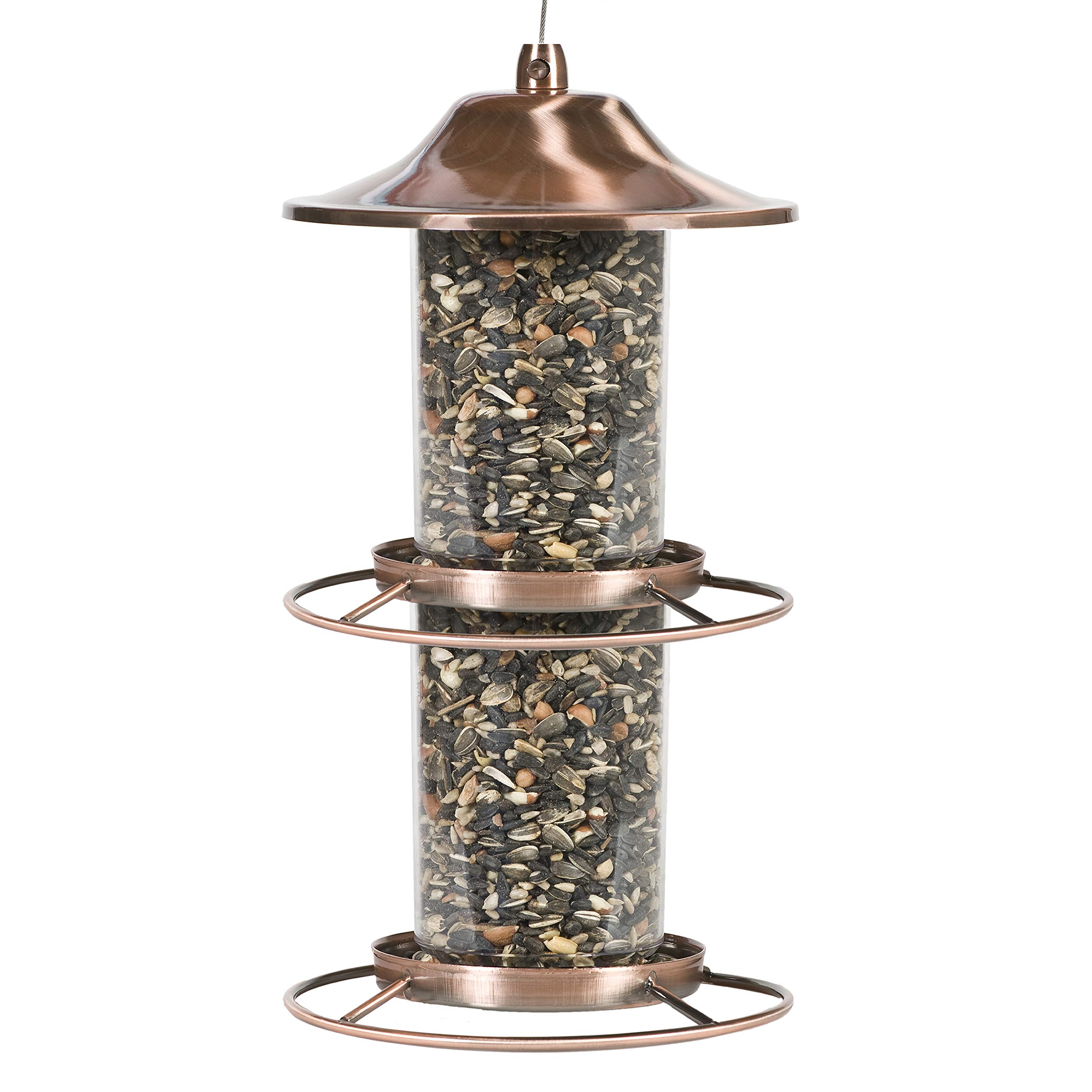 Suspended Copper Bird Feeder In The Yard 78978858916 Ebay