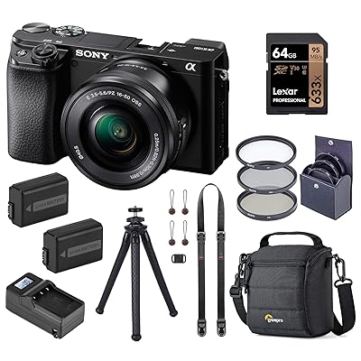 Sony Alpha A6100 Mirrorless Camera with 16-50mm Lens Dominican Republic  Ubuy