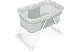 Ingenuity Snooze & Stow Rocking Portable Folding Bassinet - Sheppy - Ages 0+ Months