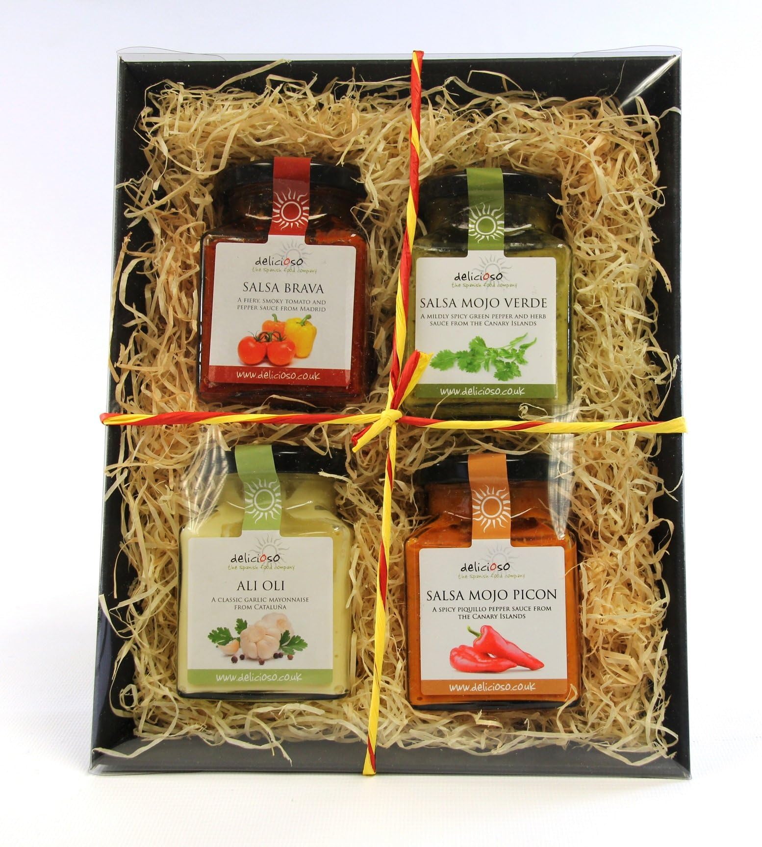 Gift Set of Four Delicioso Spanish Salsas