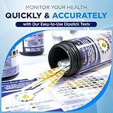 One Step 10 Parameter Urinalysis Dipstick Test 100 Strips + 30ml Pot view 5