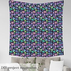 Erosebridal Mushroom Fabric by The Yard, Cute