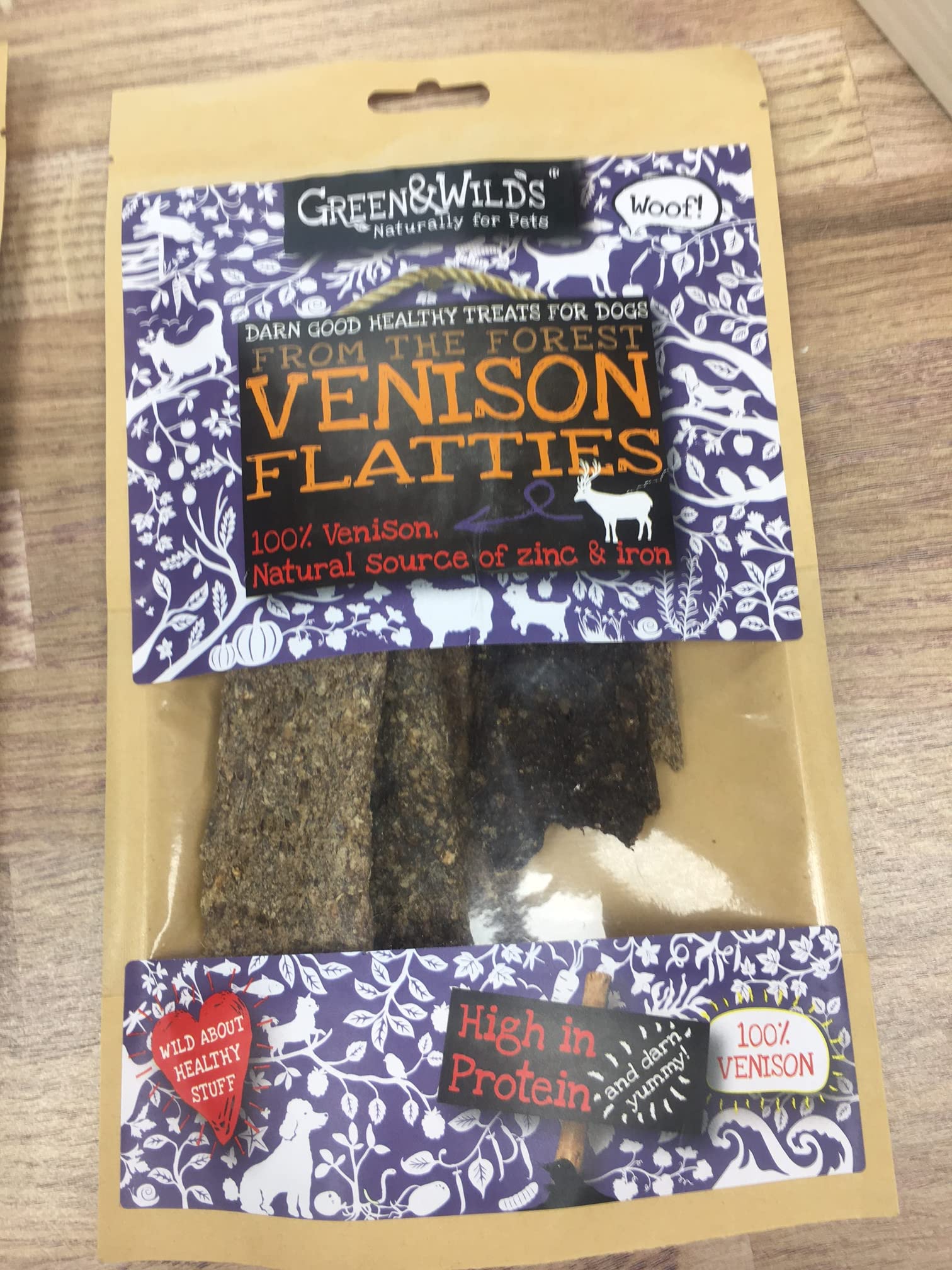 Venison Flatties dog treats