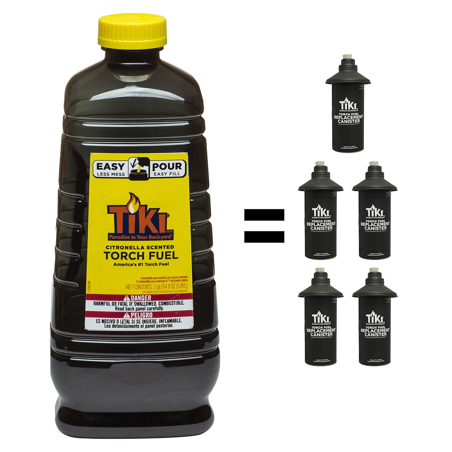 Amazoncom Tiki Brand Citronella Scented Torch Fuel 64 Ounces