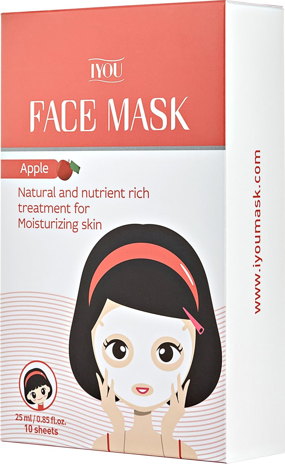 Iyou Apple Face Mask 10x 1 Set Amazon Ca Beauty
