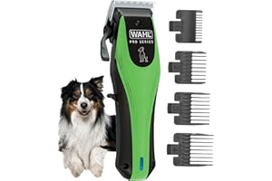 Wahl Pro Series Lithium Ion Cordless Dog Grooming Kit – Rechargeable, Heavy-Duty Dog Clippers for Thick Coats – Model 3025854