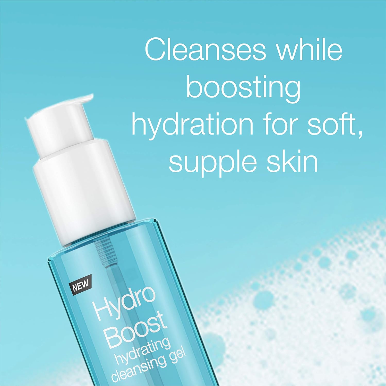 Neutrogena Hydro Boost Lightweight Hydrating Facial Cleansing Gel for Sensitive Skin, Gentle Face Wash & Makeup Remover with Hyaluronic Acid, Hypoallergenic & Non Comedogenic, 6 oz: Prime Pantry