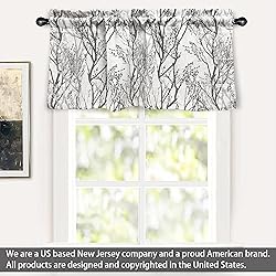 DriftAway Tree Branch Linen Lined Valance Double
