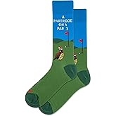 Hot Sox mens Holiday Fun Crew Socks - 1 Pair Pack - Cool & Funny Festive Novelty Fashion Gifts
