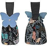 ANINECT Renaissance Belt Pouch Ren Faire Pack Medieval Butterfly Waist Bag Vintage Coin Purse LARP Halloween Accessories (A)