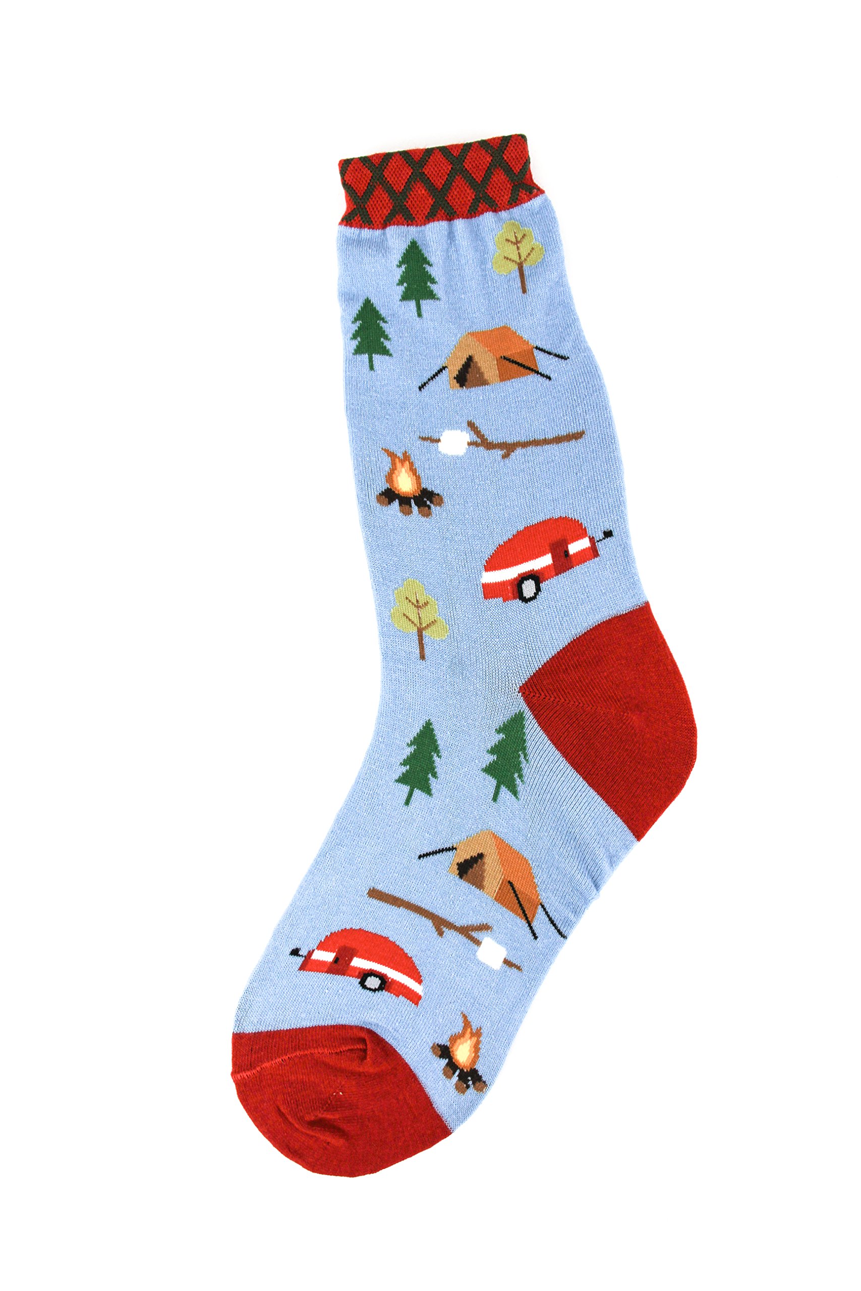 Foot Traffic Women's Getaway Socks - Fun Novelty Outdoor Hiking Socks