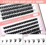 CNMTCCO D Curl Individual Cluster Lashes DIY False Eyelash Extensions 10-16mm view 5