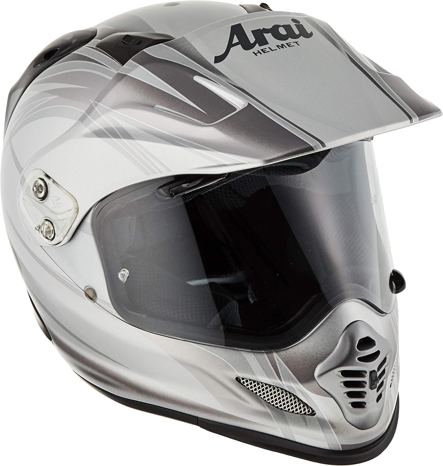 Amazon Com Arai Tour Cross3 Contrast 54cm 21 1 4in Xs Silver Automotive