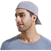 KCZAKA 6 Panel Stretch Full Closed Baseball Caps Men's Blank Fitted Cap Curved Brim Elastic Closed Back Hat Q2426