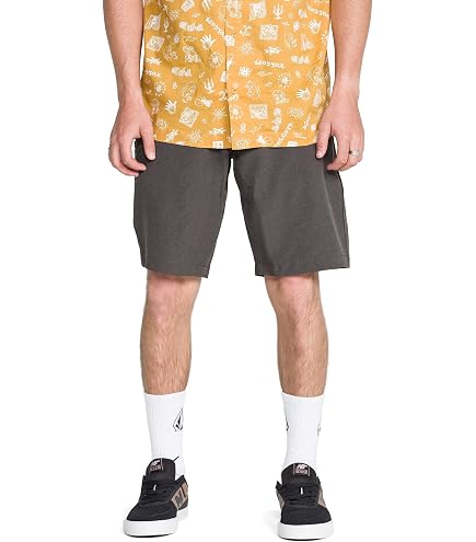 Volcom Men's Vmonty Chino Shorts Charcoal Heather 28 at Amazon