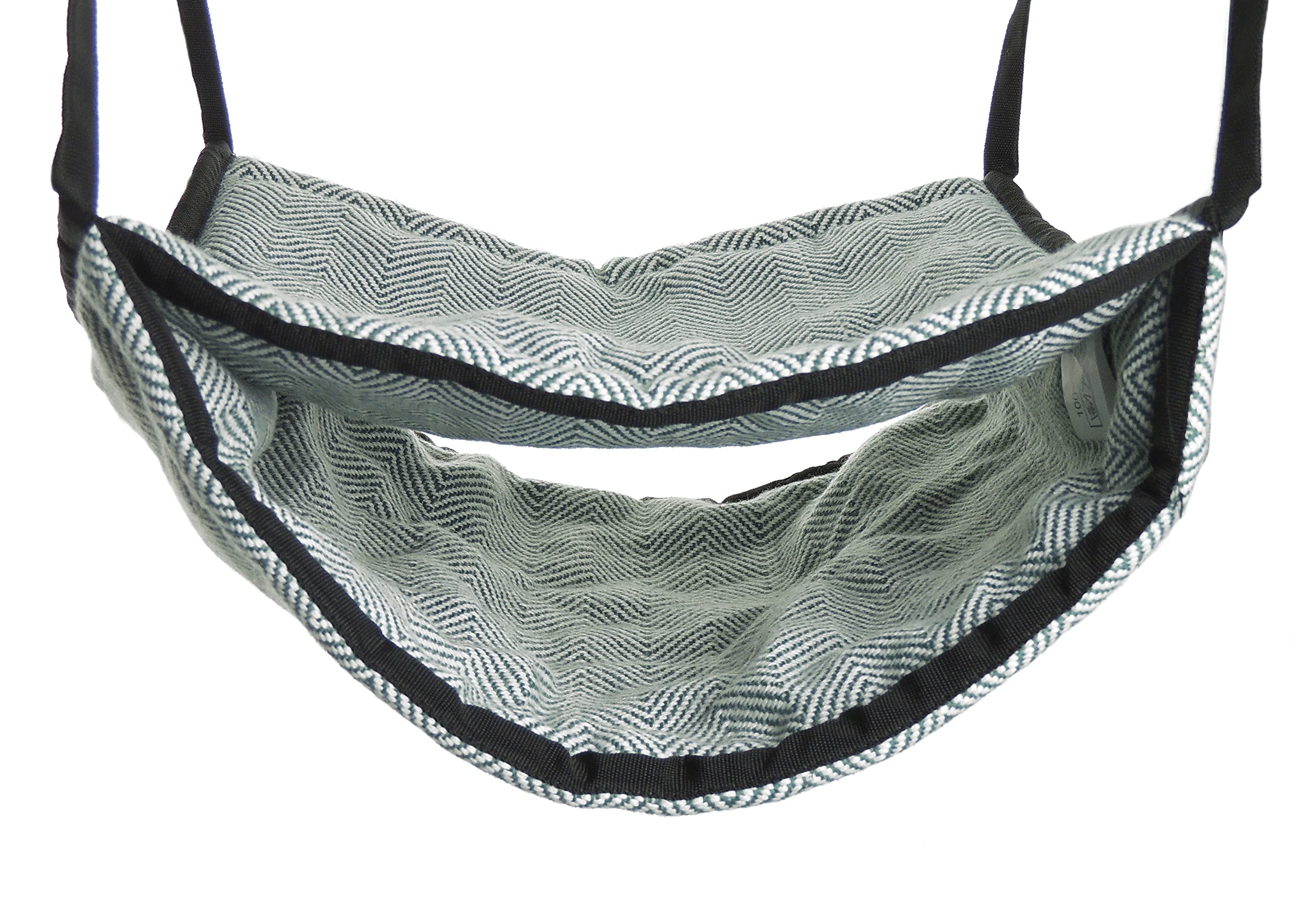 Little Friends Giant Double Recycled Eco Bunkbed Hammock: Green Herringbone