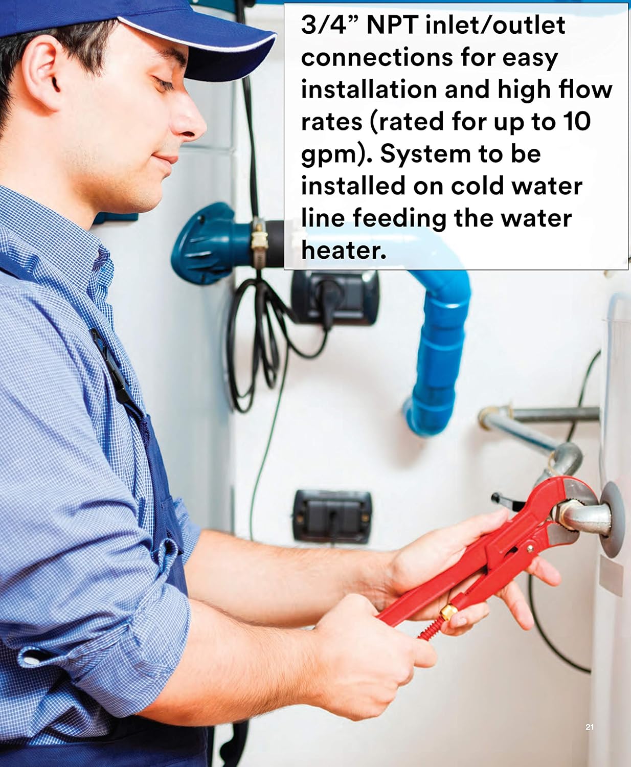 3M Aqua-Pure Whole House Scale Inhibition Inline Water System AP430SS, Helps Prevent Scale Build Up On Hot Water Heaters and Boilers: Industrial & Scientific