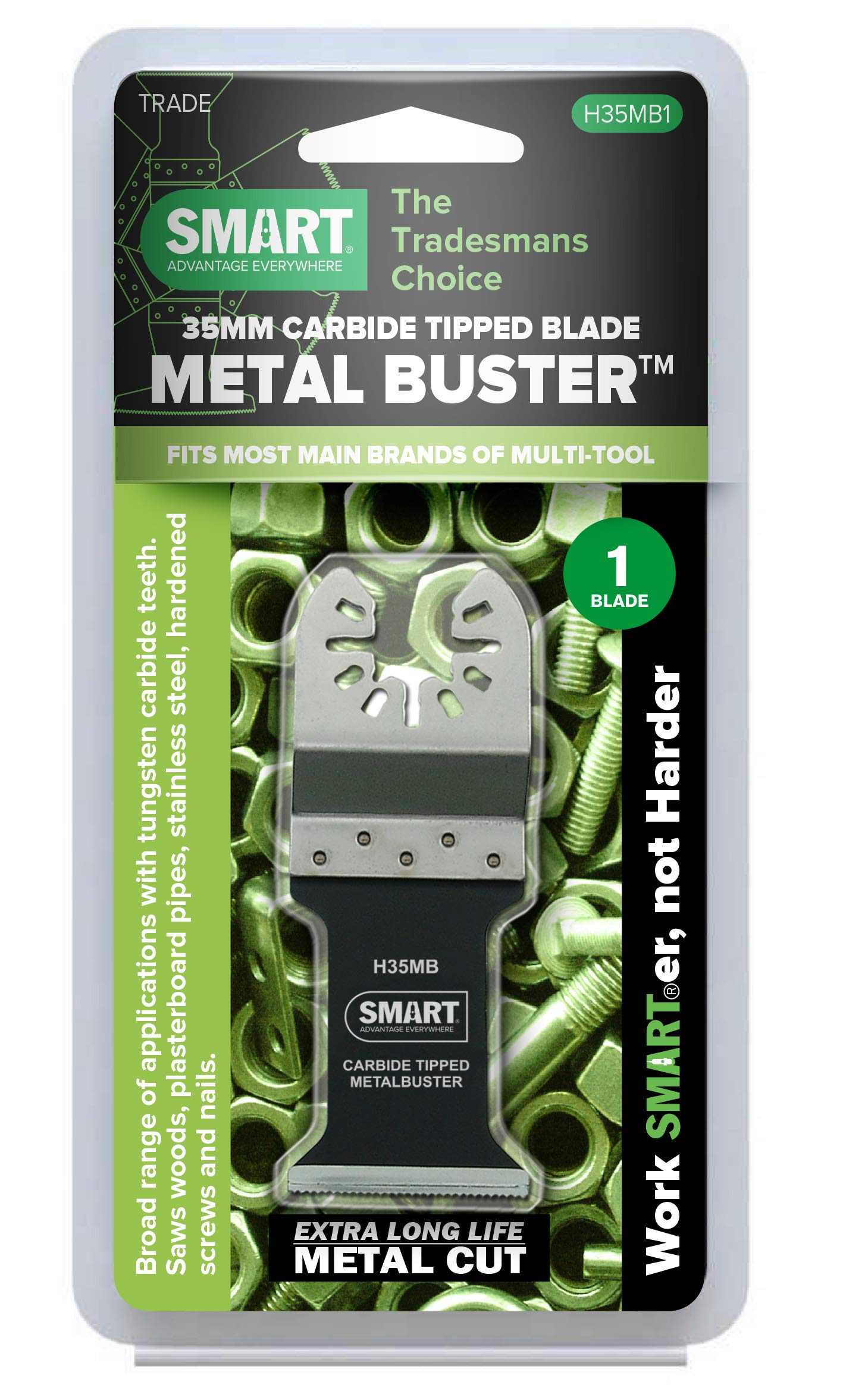 NEW Smart Multi-tool Metal Buster, Carbide Tipped Blade H35MB1