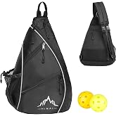 Amazon.com : Pickleball Bag | Adjustable Sling Bag with Large Capacity ...