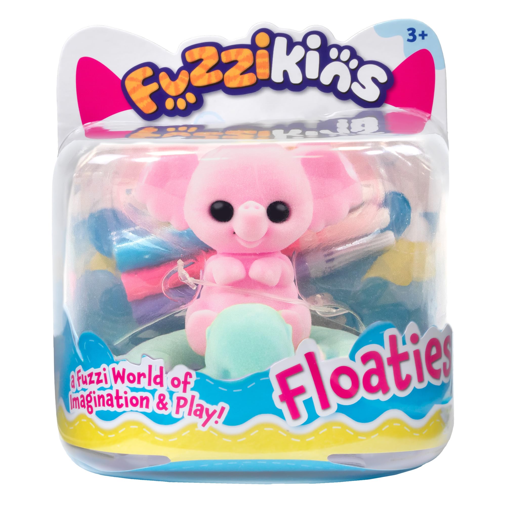 Fuzzikins Floaties Elephant - Colour and Play, Water Play and Bath Toy, multicolor, FF252
