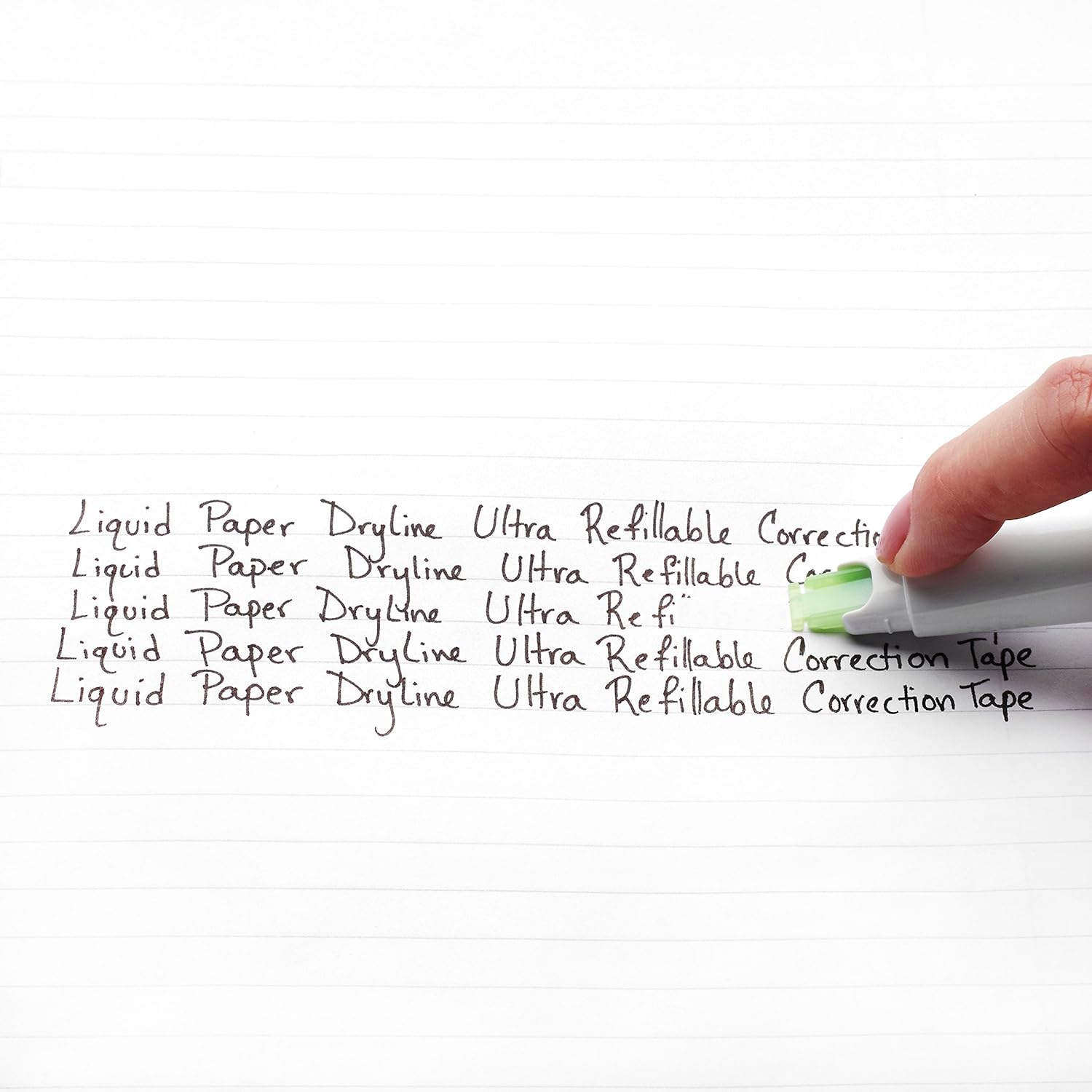 Paper Mate Liquid Paper DryLine Ultra Correction Tape, Assorted Colors, 3 Count : Office Products