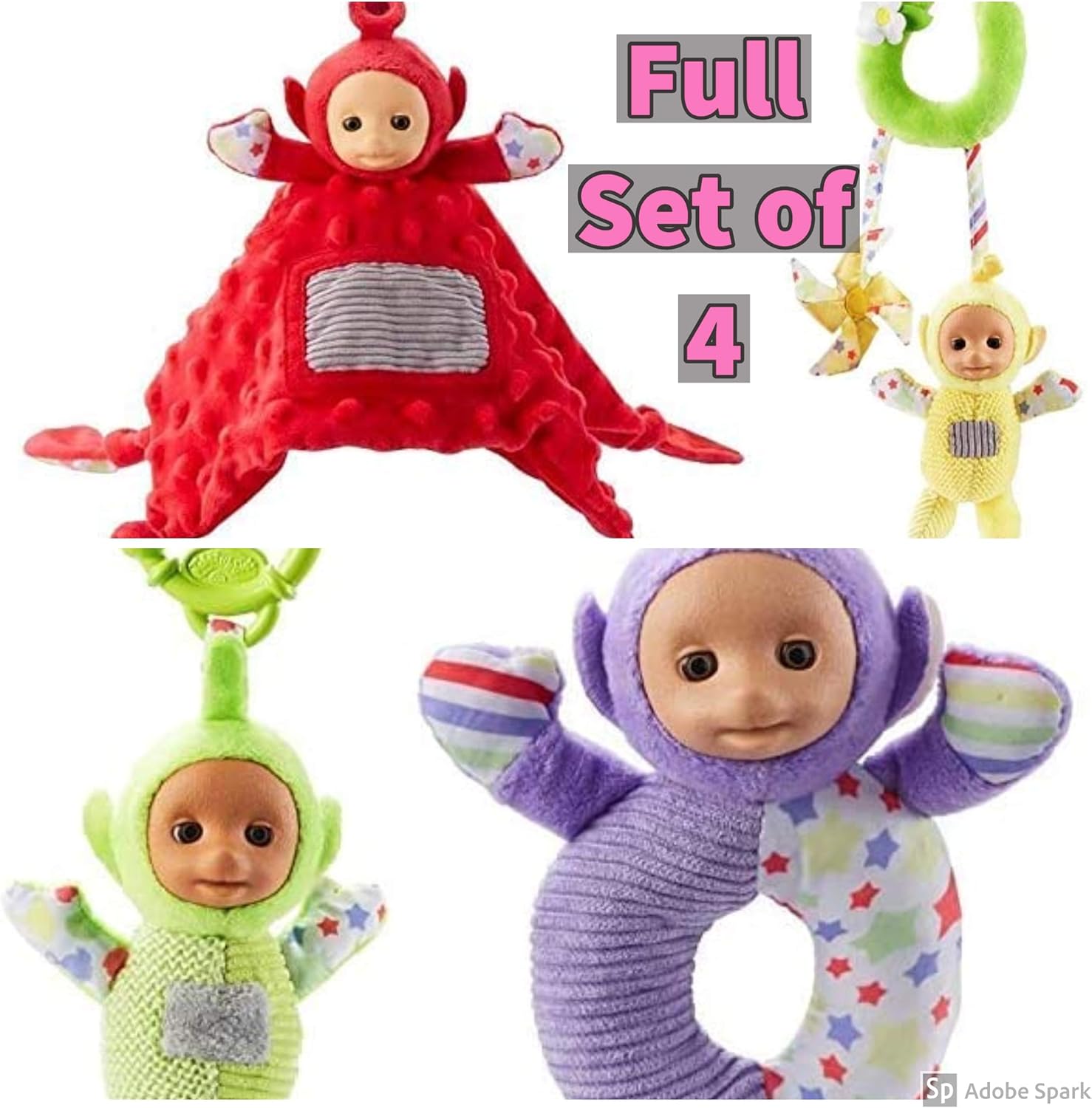 teletubbies toy set