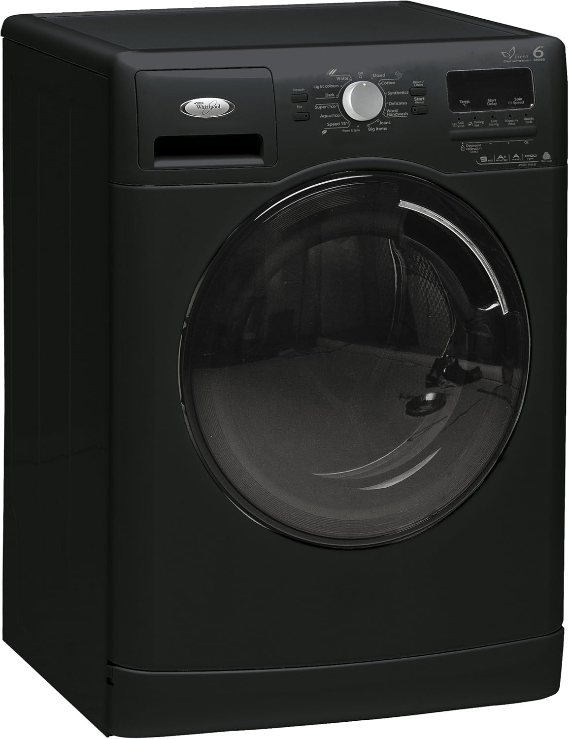 Whirlpool AWOE 9559B 1200rpm 6th Sense Washing Machine, 9 kg Amazon.co