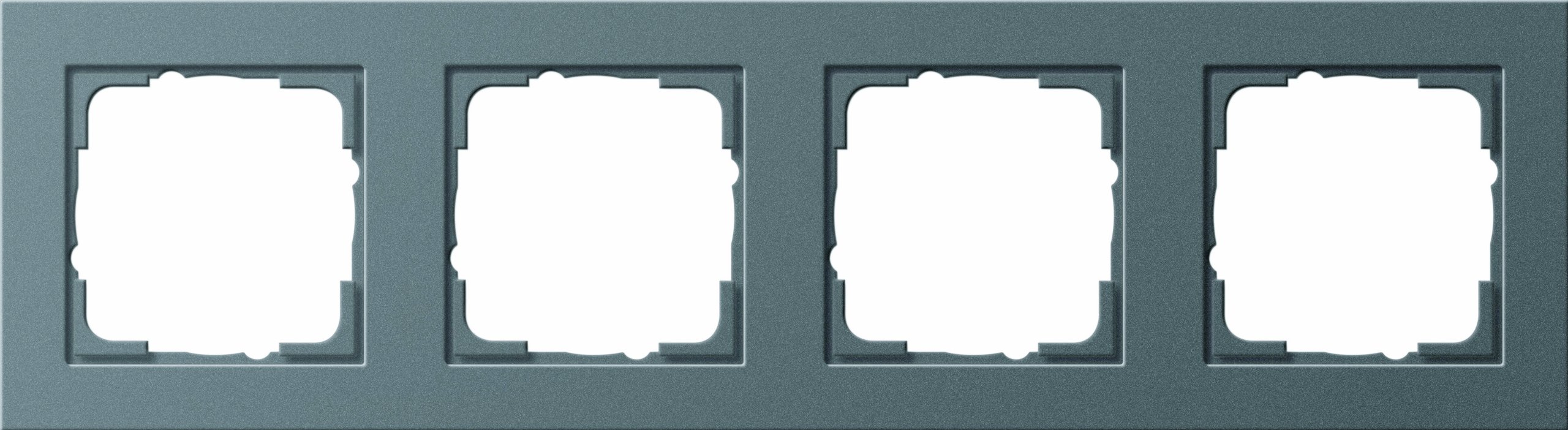 Gira 021423 Cover Frame 4 Sockets GIRA E2 Anthracite