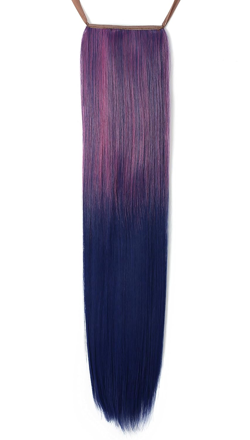 Amazon Com Onedor 24 Straight Dip Dye Color Twotone Ponytail