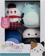 Squishmallows Micromallows 4-Pack Solenn Sushi Dear Frog Preeti Slug view 2