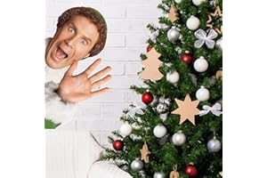 Arosche Christmas Buddy The Elf Car Decorations Funny Buddy The Elf Waving Arm Car Stickers Window Decal Wall Art Removable Vinyl Holiday Decor for Indoor Outdoor Car, Window, Wall, Door Decorations