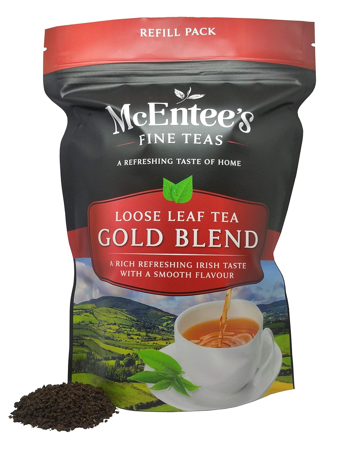 McEntee's Irish Loose Leaf Gold Blend Tea 250g Refill Bag Expertly