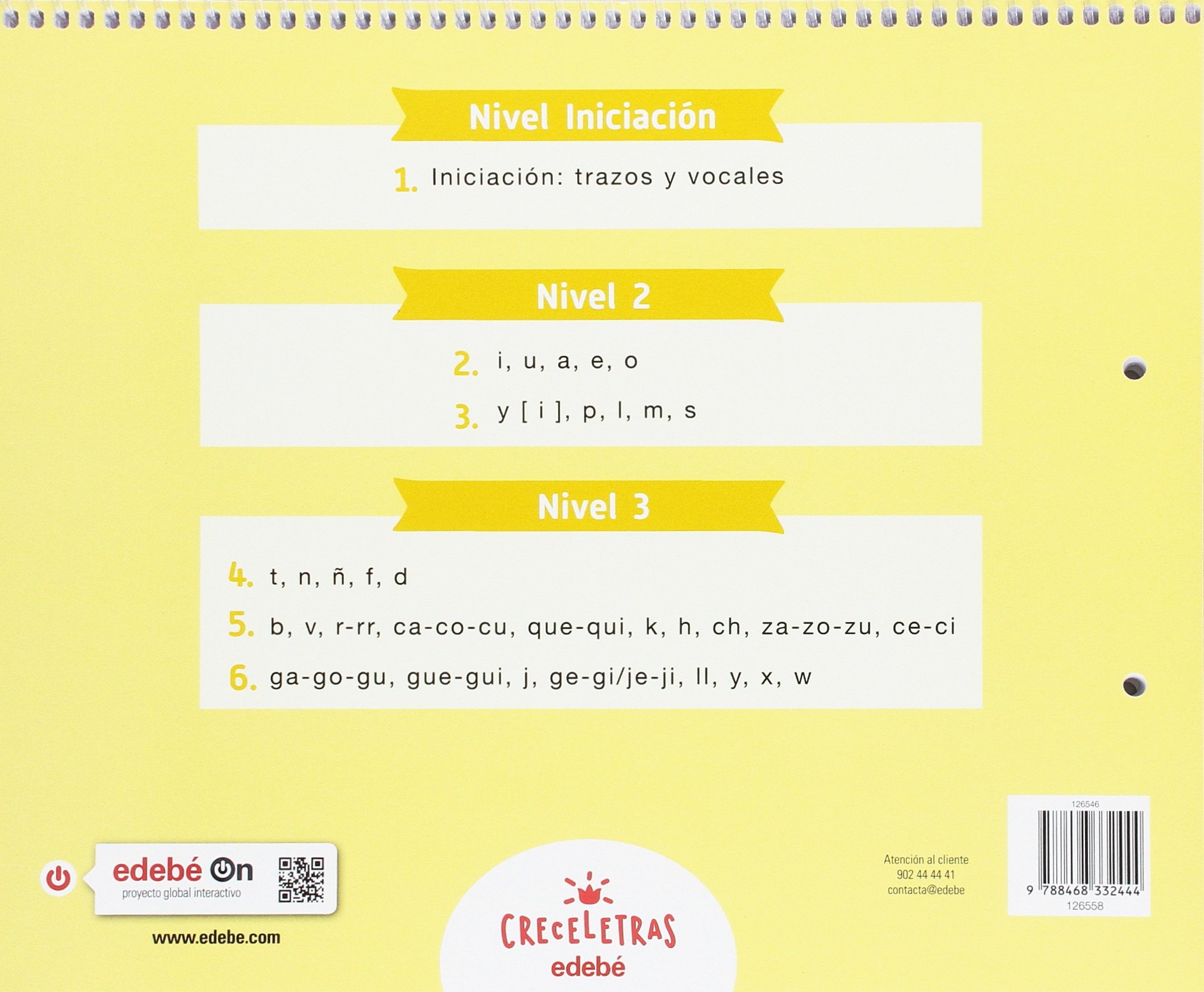 Creceletras Lectoescritura 6 Montessori Spanish Edition Edebe Obra Colectiva Amazon Com Books