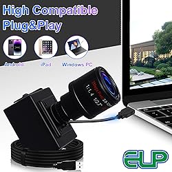 ELP USB Camera with Zoom Lens 2.8-12mm Manual Focus