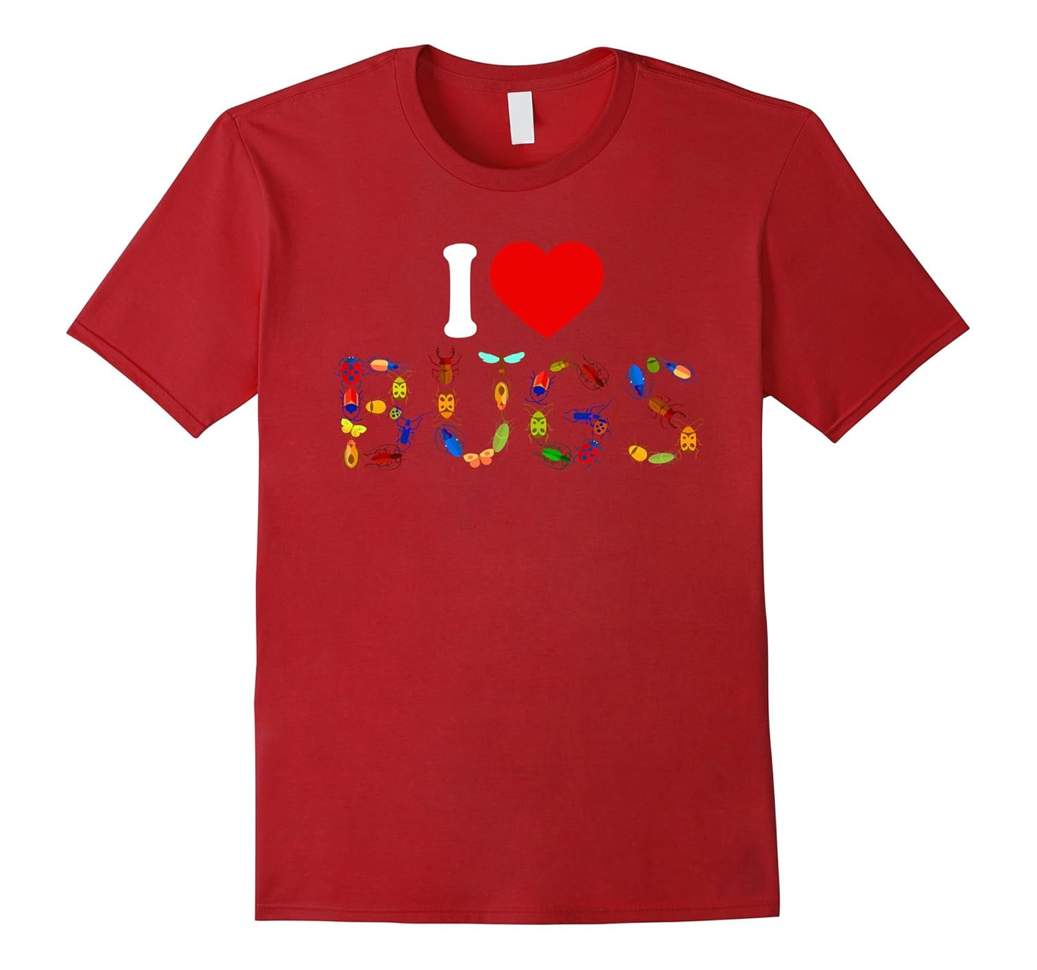 I Love Bugs T Shirt - Insect Print Shirt-ANZ